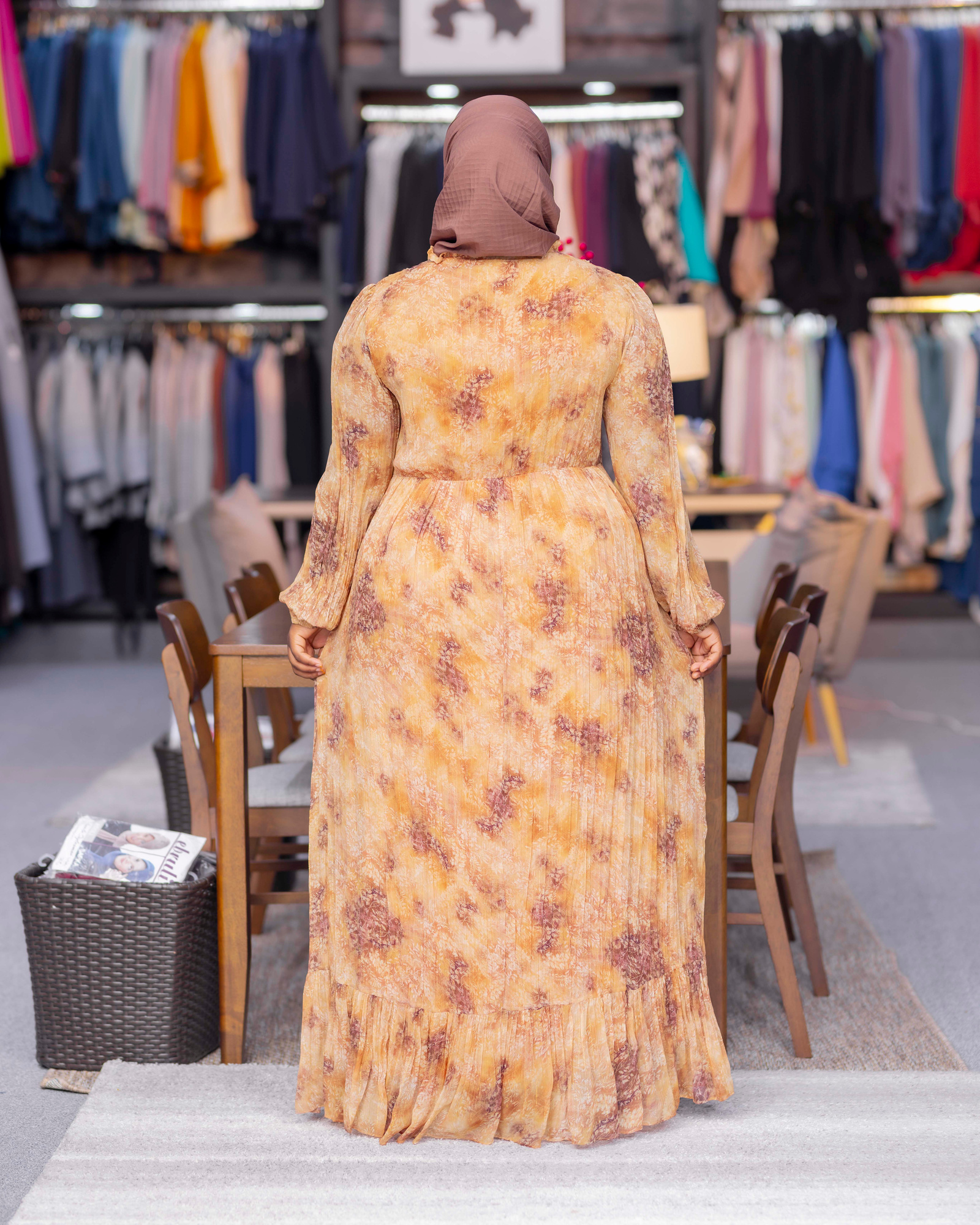 Floral Pleated Maxi Dress — view 2